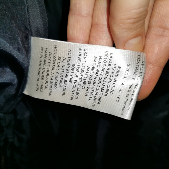 Beautiful Navy blue Coat/Parka Cozy, Warm, light Winter Jaket XL Extra Large - Picture 9 of 13